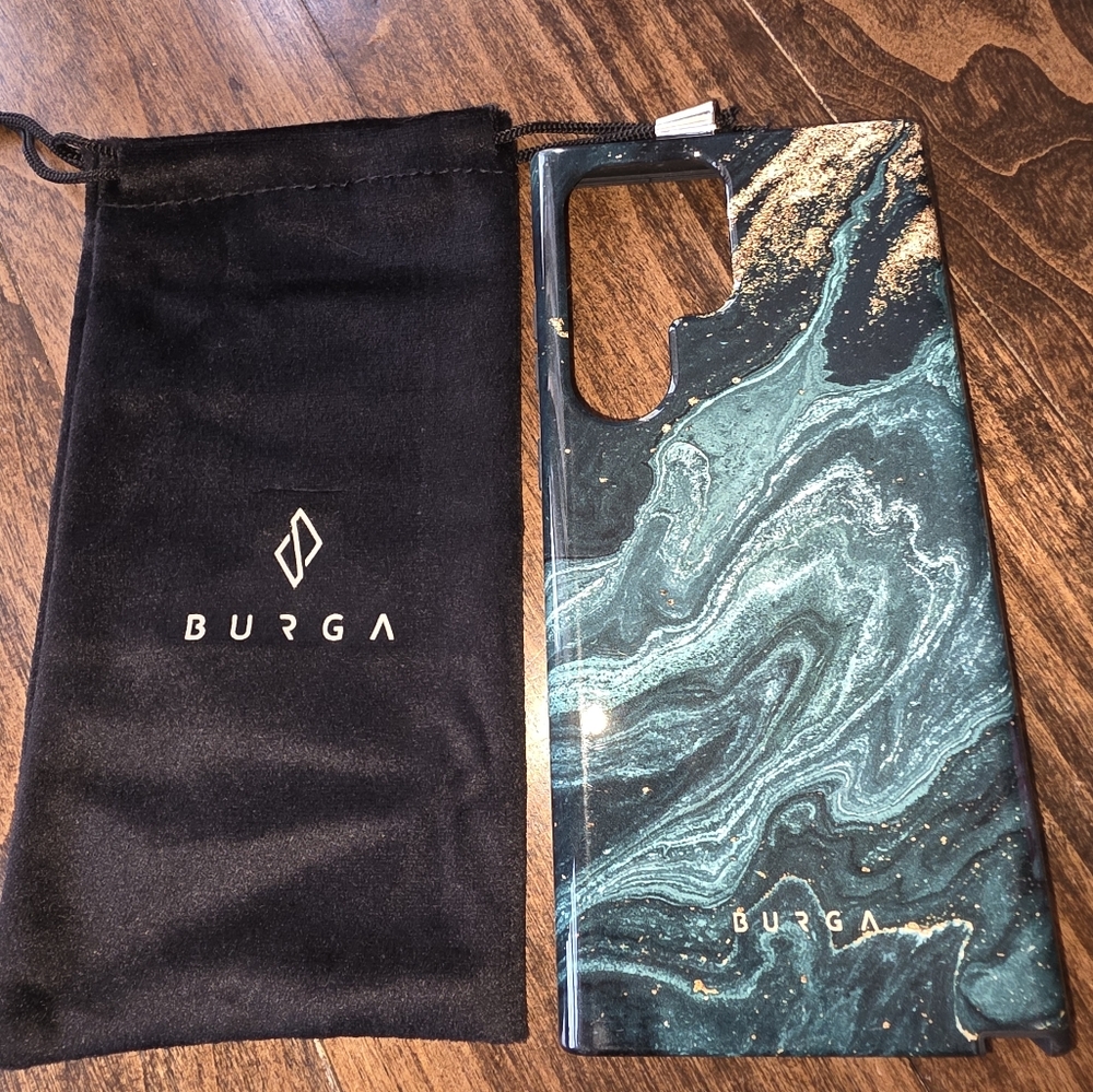Elegant Blue and Gold Marble Phone Case